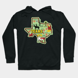 Texas State Outline Hoodie